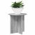 Suport pentru plante 2 pcs Sonoma gri 40 x 40 x 40 cm GartenMobel Dekor