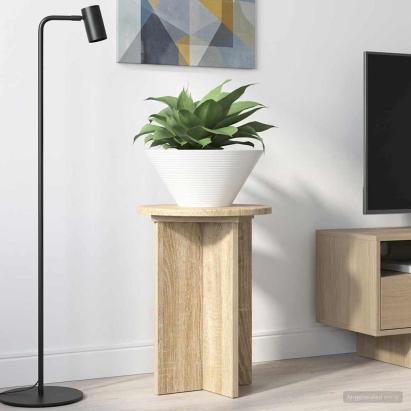 Suport pentru plante 2 pcs Stejar Sonoma Ø29,5 x 40 cm GartenMobel Dekor