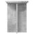 Suport pentru plante 2 pcs Gri Beton Ø29,5 x 40 cm GartenMobel Dekor