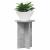 Suport pentru plante 2 pcs Gri Beton Ø29,5 x 40 cm GartenMobel Dekor