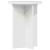 Suport pentru plante 2 pcs Alb foarte lucios Ø29,5 x 40 cm GartenMobel Dekor