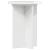 Suport pentru plante 2 pcs Alb foarte lucios Ø29,5 x 40 cm GartenMobel Dekor