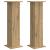 Suport pentru plante 2 pcs Stejar Artizanal Lemn prelucrat GartenMobel Dekor