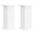 Suport pentru plante 2 pcs Alb 30,5 x 30 x 60,5 cm GartenMobel Dekor