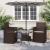 Perne de Șezut 2 pcs Gri deschis 47 x 36 x 2 cm Poliester GartenMobel Dekor