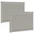 Perne de Șezut 2 pcs Gri deschis 47 x 36 x 2 cm Poliester GartenMobel Dekor