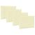 Perne de Șezut 4 pcs Crem 47 x 36 x 2 cm Poliester GartenMobel Dekor