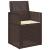 Perne de Șezut 4 pcs Crem 47 x 36 x 2 cm Poliester GartenMobel Dekor