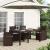Perne de Șezut 4 pcs Gri deschis 47 x 36 x 2 cm Poliester GartenMobel Dekor
