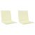 Perne pentru șezut și spătar 2 pcs Crem 47 x 45 x 2 cm GartenMobel Dekor