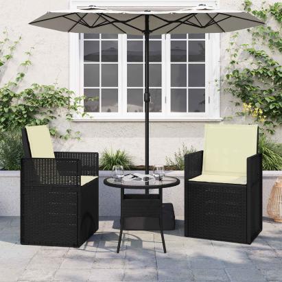Perne pentru șezut și spătar 2 pcs Crem 47 x 45 x 2 cm GartenMobel Dekor