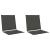 Perne pentru șezut și spătar 2 pcs Antracit 47 x 45 x 2 cm GartenMobel Dekor