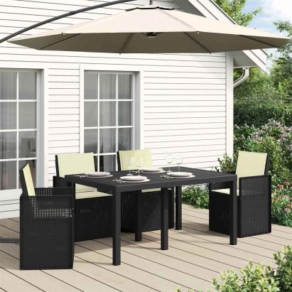 Perne pentru șezut și spătar 4 pcs Crem 47 x 45 x 2 cm GartenMobel Dekor