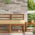 Perna pentru canapea de exterior Bej 60 x 60 x 8 cm Poliester GartenMobel Dekor