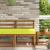 Perna pentru canapea de exterior Verde 60 x 60 x 8 cm Poliester GartenMobel Dekor