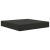 Perna pentru canapea de exterior Negru 60 x 60 x 8 cm Poliester GartenMobel Dekor