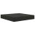 Perna pentru canapea de exterior Negru 60 x 60 x 8 cm Poliester GartenMobel Dekor