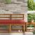 Perna pentru canapea de exterior bordo 60 x 60 x 8 cm Poliester GartenMobel Dekor