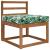 Perna pentru canapea de exterior Model cu frunze 60 x 60 x 8 cm GartenMobel Dekor