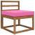 Perna pentru canapea de exterior Roz 60 x 60 x 8 cm Poliester GartenMobel Dekor