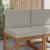 Perna pentru canapea de exterior 2 pcs Gri Poliester GartenMobel Dekor