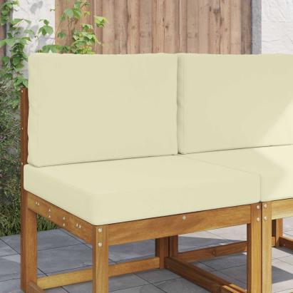 Perna pentru canapea de exterior 2 pcs Crem Poliester GartenMobel Dekor