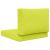Perna pentru canapea de exterior 2 pcs Verde Poliester GartenMobel Dekor