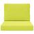 Perna pentru canapea de exterior 2 pcs Verde Poliester GartenMobel Dekor
