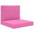 Perna pentru canapea de exterior 2 pcs Roz Poliester GartenMobel Dekor