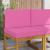 Perna pentru canapea de exterior 2 pcs Roz Poliester GartenMobel Dekor