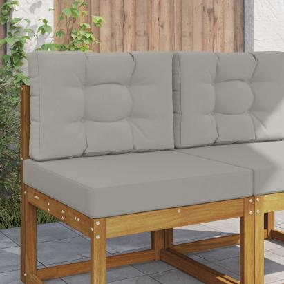 Perna pentru canapea de exterior 2 pcs Gri Poliester GartenMobel Dekor