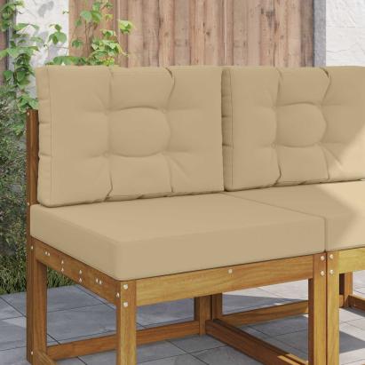 Perna pentru canapea de exterior 2 pcs Bej Poliester GartenMobel Dekor