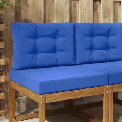 Perna pentru canapea de exterior 2 pcs Turcoaz Poliester GartenMobel Dekor