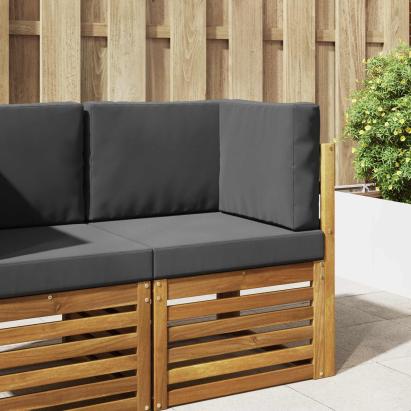 Perna pentru canapea de exterior 3 pcs Antracit Poliester GartenMobel Dekor
