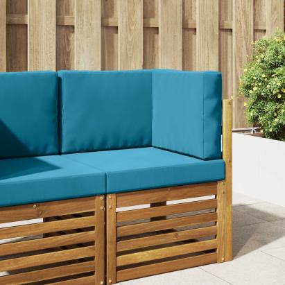 Perna pentru canapea de exterior 3 pcs Albastru regal Poliester GartenMobel Dekor