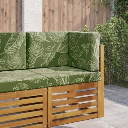 Perna pentru canapea de exterior 3 pcs Design cu frunze GartenMobel Dekor