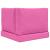 Perna pentru canapea de exterior 3 pcs Roz Poliester GartenMobel Dekor