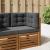 Perna pentru canapea de exterior 3 pcs Antracit Poliester GartenMobel Dekor