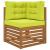 Perna pentru canapea de exterior 3 pcs Verde Poliester GartenMobel Dekor
