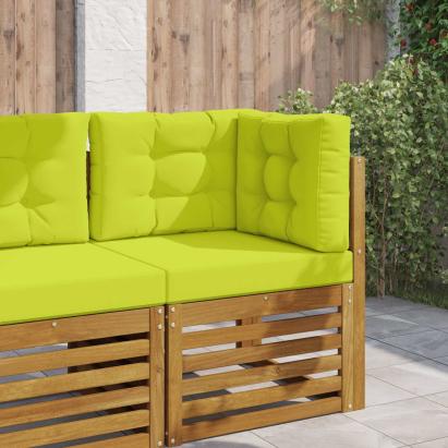 Perna pentru canapea de exterior 3 pcs Verde Poliester GartenMobel Dekor