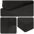 Perna pentru canapea de exterior 3 pcs Negru Poliester GartenMobel Dekor