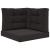 Perna pentru canapea de exterior 3 pcs Negru Poliester GartenMobel Dekor