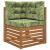 Perna pentru canapea de exterior 3 pcs Design cu frunze GartenMobel Dekor
