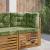 Perna pentru canapea de exterior 3 pcs Design cu frunze GartenMobel Dekor