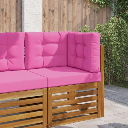 Perna pentru canapea de exterior 3 pcs Roz Poliester GartenMobel Dekor