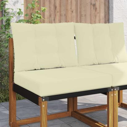 Perna pentru canapea de exterior 2 pcs Crem Poliester GartenMobel Dekor