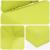 Perna pentru canapea de exterior 2 pcs Verde Poliester GartenMobel Dekor