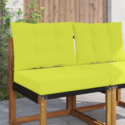 Perna pentru canapea de exterior 2 pcs Verde Poliester GartenMobel Dekor