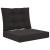 Perna pentru canapea de exterior 2 pcs Negru Poliester GartenMobel Dekor