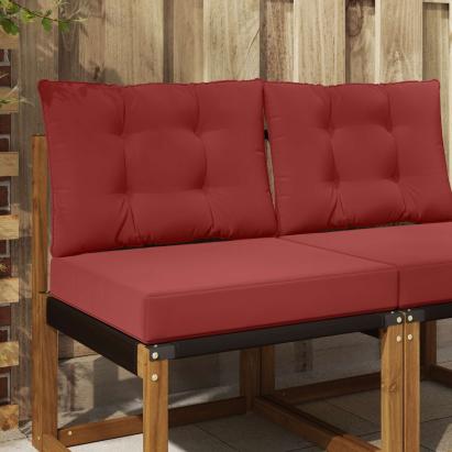 Perna pentru canapea de exterior 2 pcs bordo Poliester GartenMobel Dekor